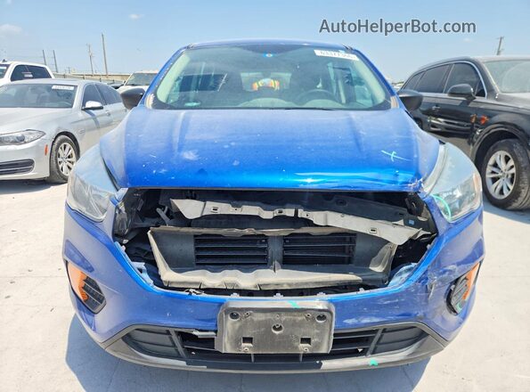 1FMCU0F72HUD40174 2017 FORD ESCAPE Blue წინა ხედი