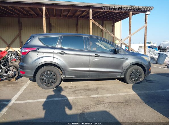 1FMCU0F72JUA35134 2018 FORD ESCAPE Gray Widok wnętrza z tyłu