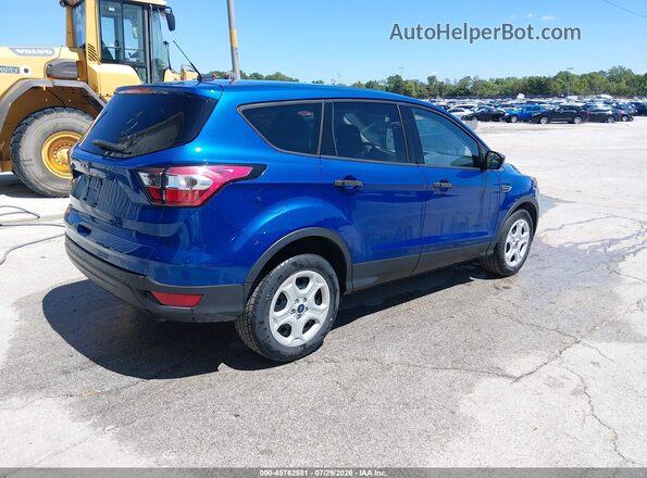 1FMCU0F72JUD08377 2018 FORD ESCAPE Синий Задняя правая четверть