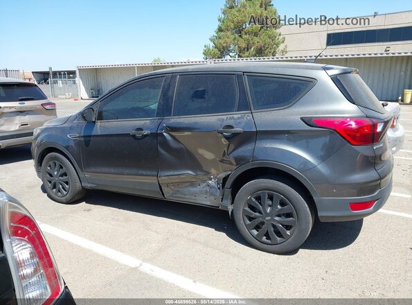 1FMCU0F72KUB86900 2019 FORD ESCAPE Gray Widok wnętrza z tyłu