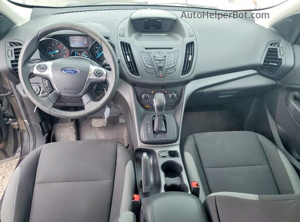 1FMCU0F73GUB04003 2016 FORD ESCAPE Gray Widok deski rozdzielczej