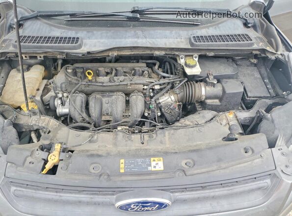 1FMCU0F73GUB04003 2016 FORD ESCAPE Gray Widok wnętrza z tyłu