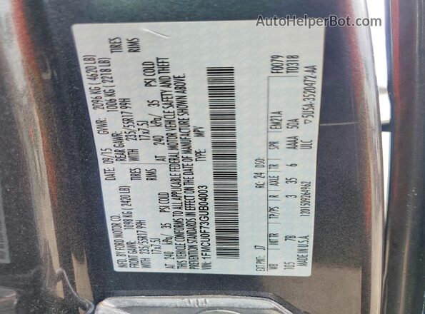 1FMCU0F73GUB04003 2016 FORD ESCAPE Gray Widok komory silnika