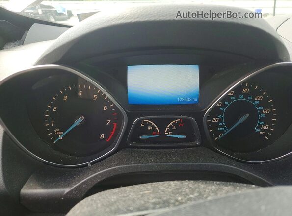 1FMCU0F73GUC86754 2016 FORD ESCAPE Серый Вид щитка приборов