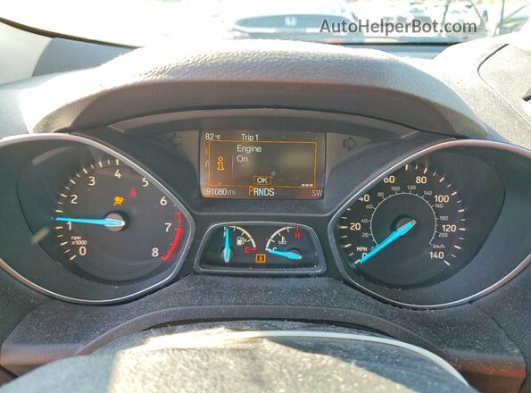 1FMCU0F73HUA11404 2017 FORD ESCAPE Silver Սարքավորումների վահանակի տեսք