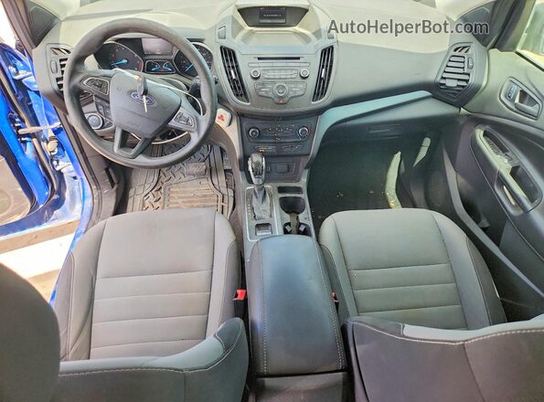 1FMCU0F73HUB79236 2017 FORD ESCAPE Blue Առջևի վահանակի տեսք