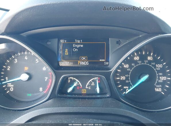 1FMCU0F73HUD72339 2017 FORD ESCAPE Silver უკანა სავარძლების ხედი