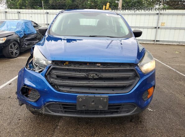 1FMCU0F73JUA28452 2018 FORD ESCAPE Blue Vista frontal