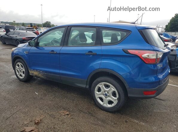 1FMCU0F73JUA28452 2018 FORD ESCAPE Blue Trasero izquierdo