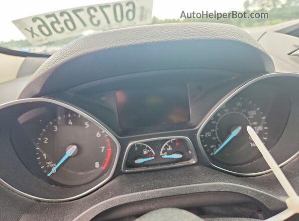1FMCU0F73JUA60477 2018 FORD ESCAPE Silver ხელსაწყოთა პანელის ხედი