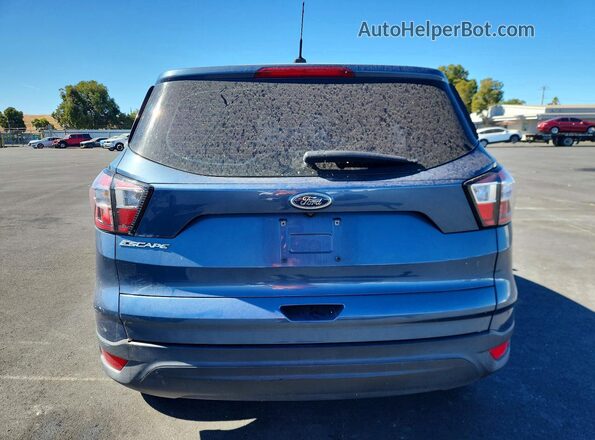 1FMCU0F73JUB14523 2018 FORD ESCAPE Blue Вид ззаду