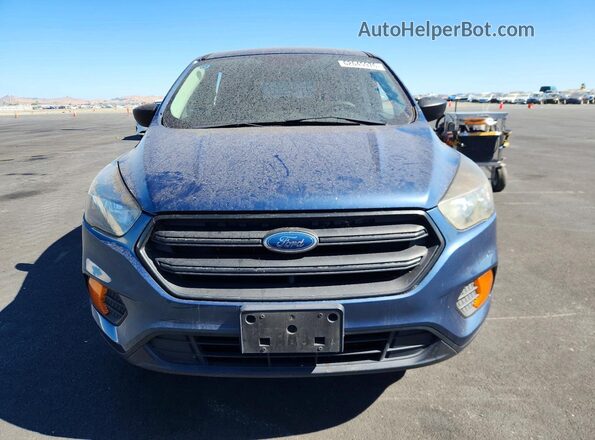 1FMCU0F73JUB14523 2018 FORD ESCAPE Blue Вид спереду