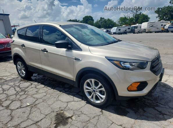 1FMCU0F73JUB43259 2018 FORD ESCAPE Cream Delantero derecho