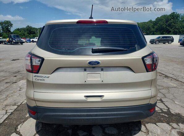 1FMCU0F73JUB43259 2018 FORD ESCAPE Cream Vista trasera