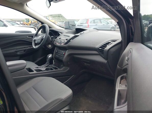1FMCU0F73JUD17475 2018 FORD ESCAPE Black Вид салону спереду