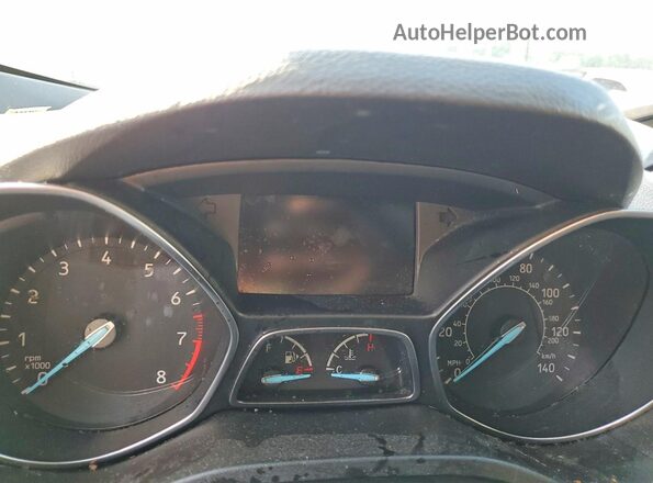 1FMCU0F73KUB99770 2019 FORD ESCAPE White Instrument cluster view