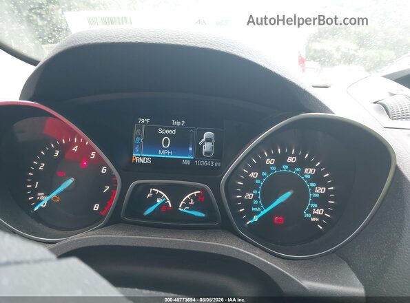1FMCU0F74GUA36083 2016 FORD ESCAPE White Widok tylnych siedzeń