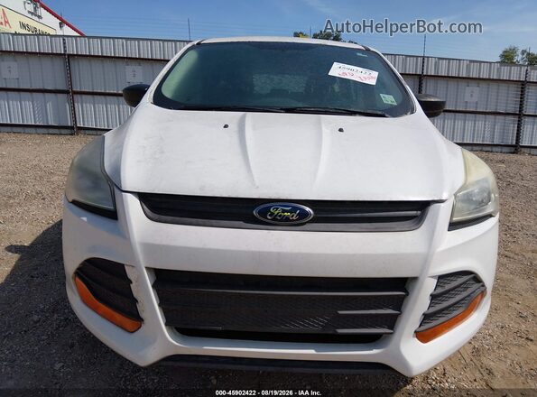 1FMCU0F74GUB25491 2016 FORD ESCAPE White Vista del cuadro de instrumentos