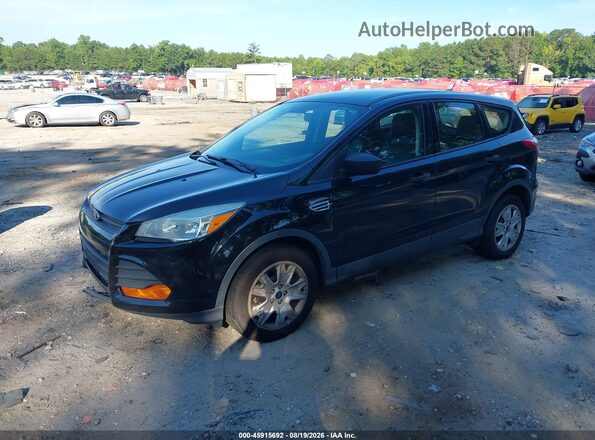 1FMCU0F74GUB87828 2016 FORD ESCAPE Black Przód lewy