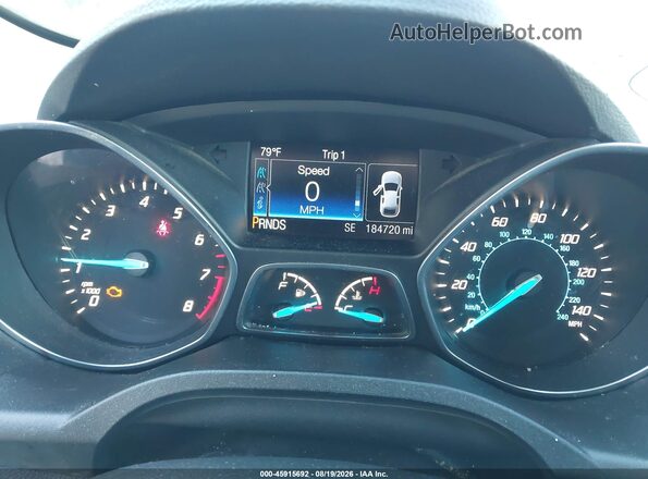 1FMCU0F74GUB87828 2016 FORD ESCAPE Black Widok tylnych siedzeń