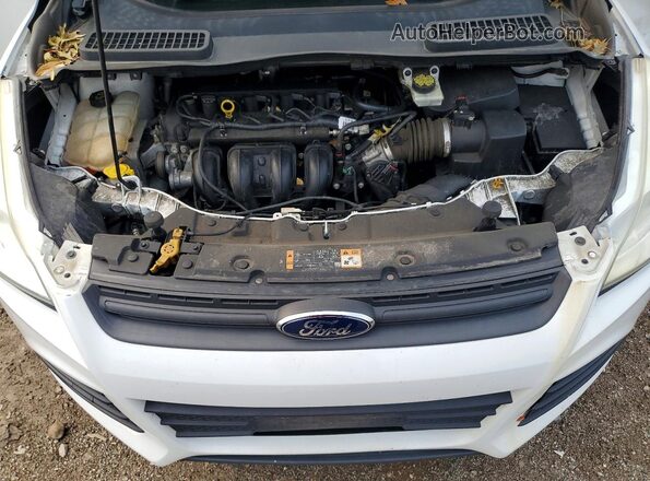 1FMCU0F74GUC21038 2016 FORD ESCAPE White ძრავის განყოფილების ხედი
