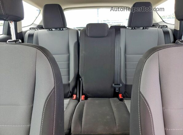 1FMCU0F74HUB37819 2017 FORD ESCAPE Silver Rear seats view