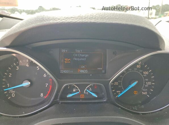 1FMCU0F74HUB71856 2017 FORD ESCAPE Silver Սարքավորումների վահանակի տեսք