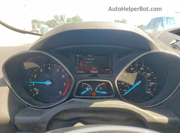 1FMCU0F74JUA28816 2018 FORD ESCAPE Gray Vista del cuadro de instrumentos