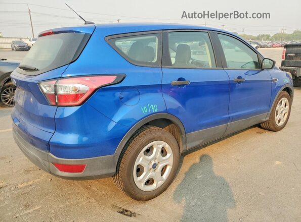 1FMCU0F74JUA34809 2018 FORD ESCAPE Blue Задня права чверть