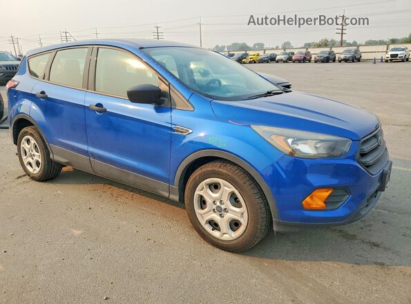 1FMCU0F74JUA34809 2018 FORD ESCAPE Blue Передня права чверть