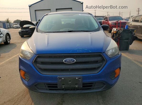 1FMCU0F74JUA34809 2018 FORD ESCAPE Blue Вид спереду