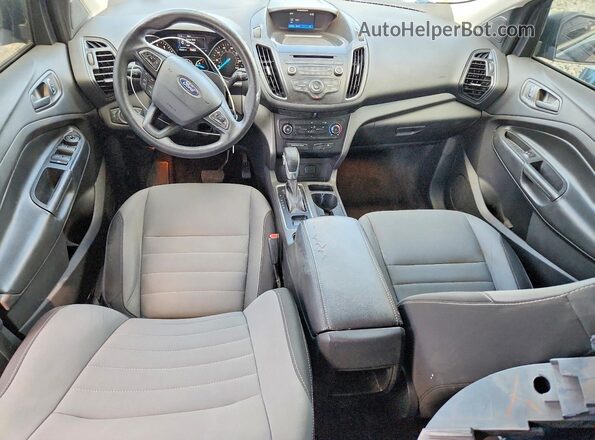 1FMCU0F74JUA54154 2018 FORD ESCAPE Blue Dashboard view