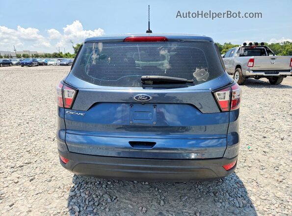 1FMCU0F74JUA54154 2018 FORD ESCAPE Blue Rear view