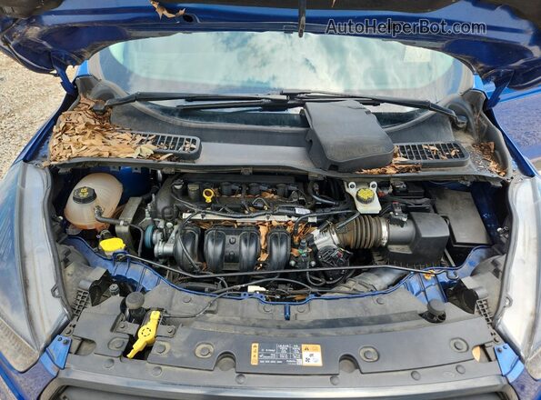 1FMCU0F74KUA58710 2019 FORD ESCAPE Blue Vista del compartimento del motor