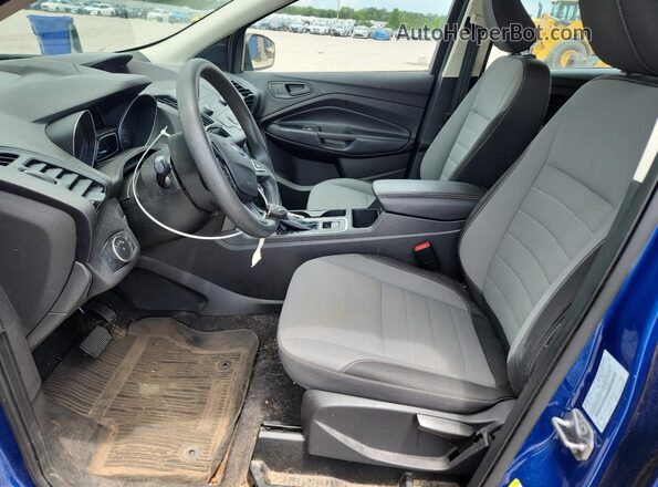 1FMCU0F74KUA58710 2019 FORD ESCAPE Blue Vista interior delantera