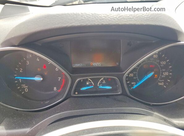 1FMCU0F74KUB46981 2019 FORD ESCAPE Оранжевый Вид щитка приборов