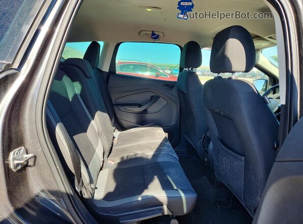 1FMCU0F75GUB41313 2016 FORD ESCAPE Black Widok tylnych siedzeń