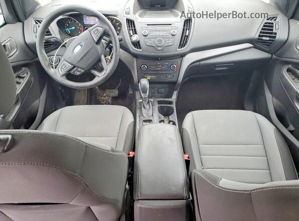 1FMCU0F75HUB00245 2017 FORD ESCAPE White Dashboard view
