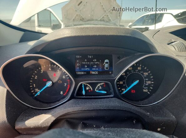 1FMCU0F75HUB89816 2017 FORD ESCAPE White Вид щитка приладів