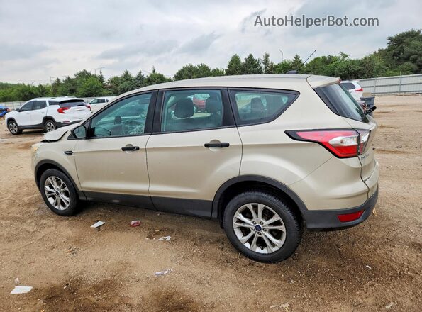 1FMCU0F75HUD73265 2017 FORD ESCAPE Cream Задня ліва чверть