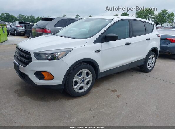 1FMCU0F75JUD31037 2018 FORD ESCAPE White Przód lewy