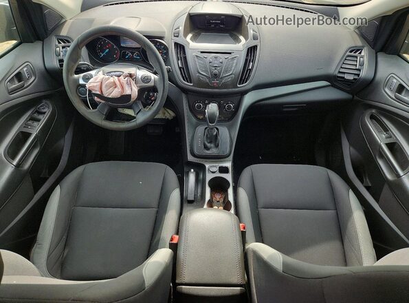 1FMCU0F76GUB16601 2016 FORD ESCAPE Charcoal Առջևի վահանակի տեսք