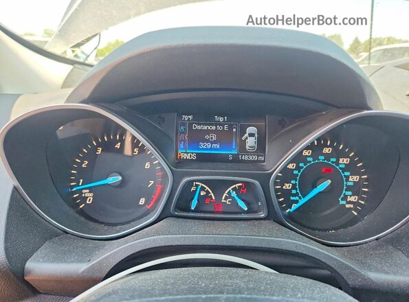 1FMCU0F76GUB32765 2016 FORD ESCAPE Gray Սարքավորումների վահանակի տեսք