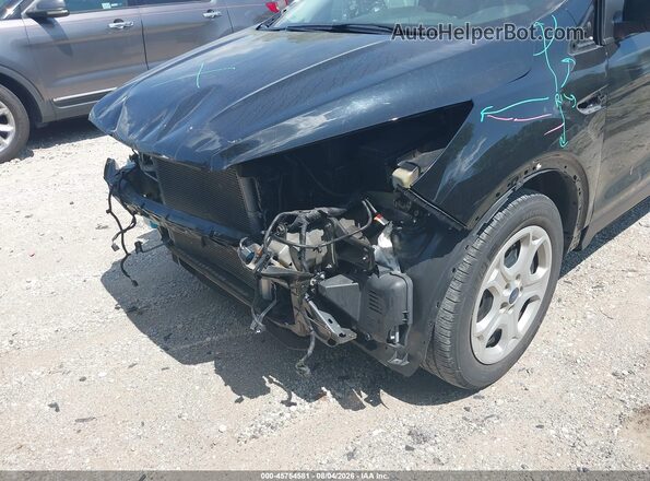 1FMCU0F76HUA36720 2017 FORD ESCAPE Black Widok z przodu