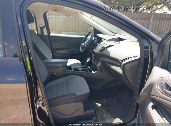 1FMCU0F76HUA36720 2017 FORD ESCAPE Black Widok wnętrza z przodu
