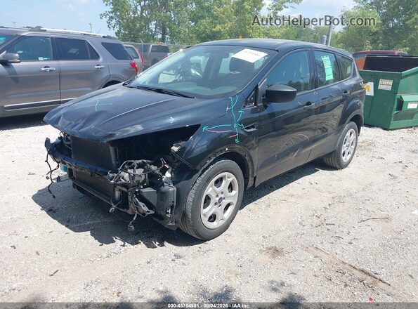1FMCU0F76HUA36720 2017 FORD ESCAPE Black Przód lewy