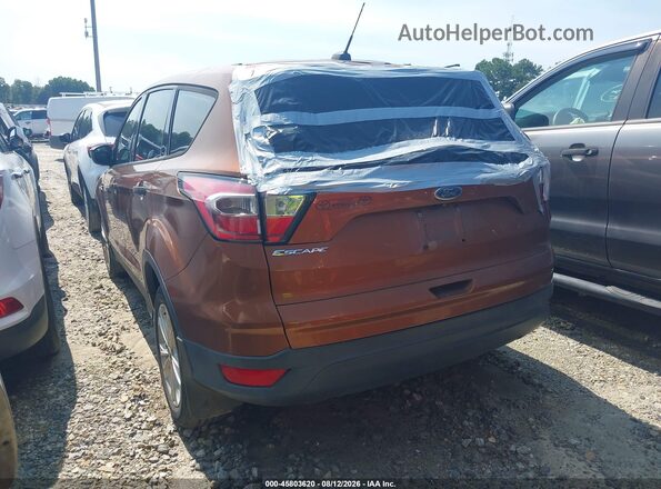 1FMCU0F76HUD16136 2017 FORD ESCAPE Orange Rear left