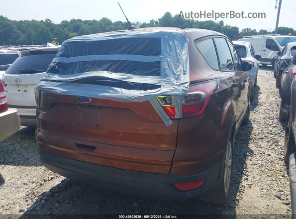 1FMCU0F76HUD16136 2017 FORD ESCAPE Orange Rear right