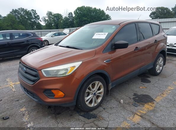 1FMCU0F76HUD16136 2017 FORD ESCAPE Orange Front left