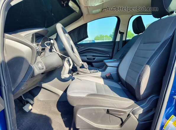 1FMCU0F76JUA85079 2018 FORD ESCAPE Blue Widok wnętrza z przodu